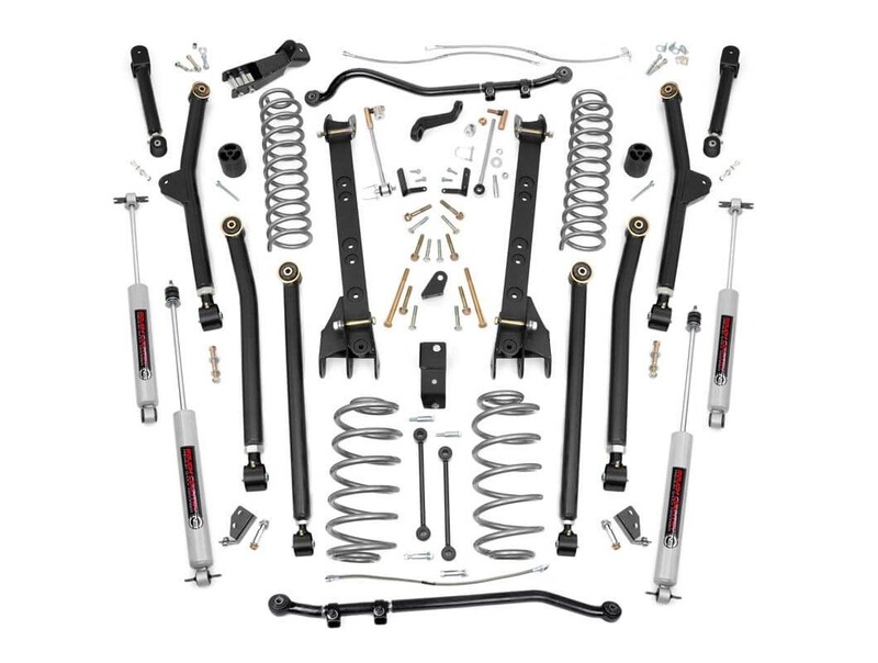 Rough Country 6 Inch Jeep Long Arm Suspension Lift Kit For 97-06 Wrangler TJ