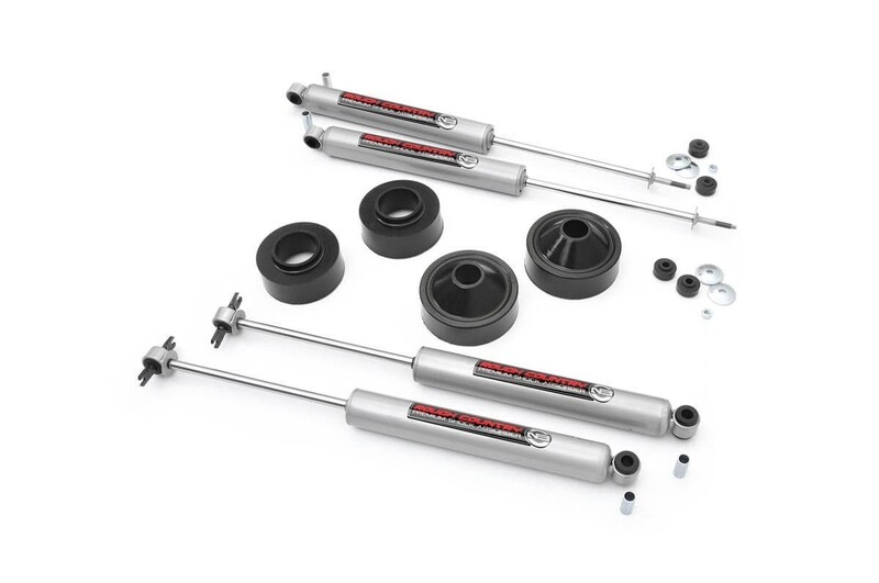 Rough Country 1.75 Inch Jeep Suspension Lift Kit For 07-18 Wrangler JK