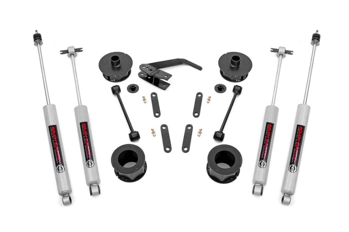 Rough Country 2.5 Inch Jeep Series II Suspension Lift Kit For 07-18 Wrangler JK