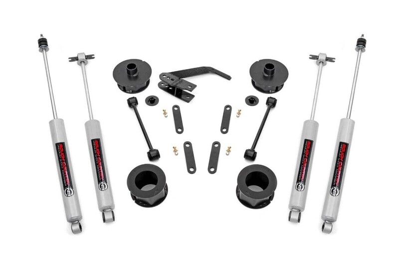 Rough Country 2.5 Inch Jeep Series II Suspension Lift Kit For 07-18 Wrangler JK