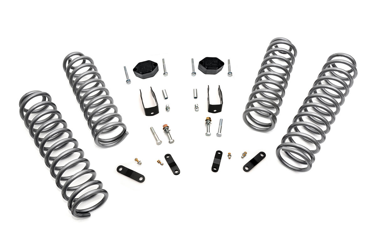 Rough Country 2.5 Inch Jeep Suspension Lift Kit For 07-18 Wrangler JK (No Shocks)