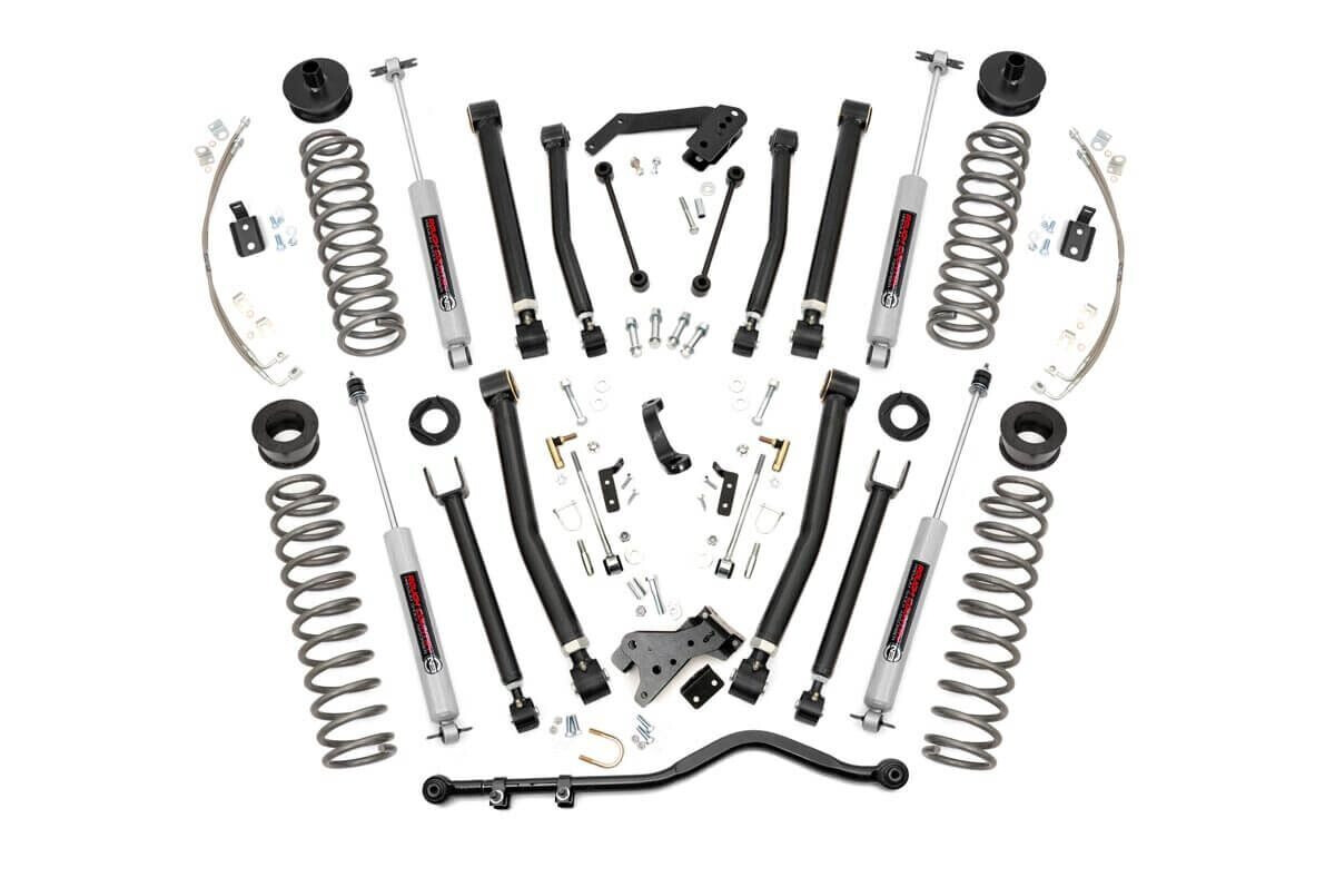 Rough Country 6 Inch Jeep X-Series Suspension Lift Kit For 07-18 Wrangler JK