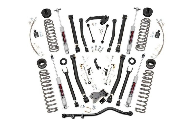 Rough Country 6 Inch Jeep X-Series Suspension Lift Kit For 07-18 Wrangler JK