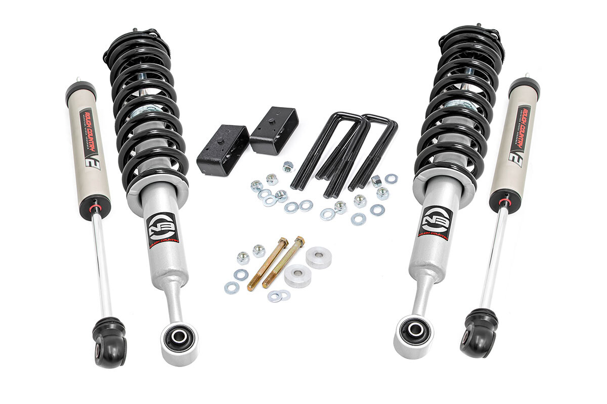 Rough Country 3 Inch Suspension Lift Kit For (0522 Toyota With V2 Monotube Shocks
