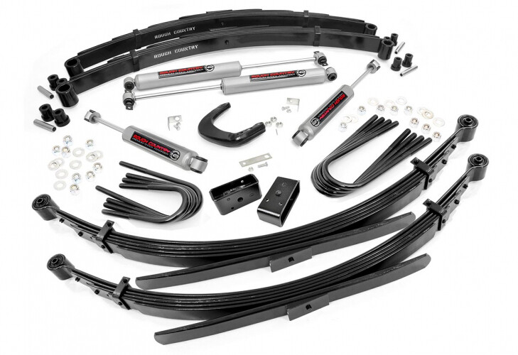 Rough Country 6" Lift Kit With (56in Rear Springs) 77-87 Chevy/GMC 3/4-Ton Suburban (77-91)/C25/K25 Truck
