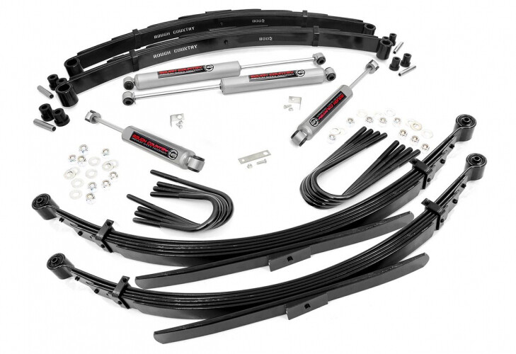 Rough Country 2" Lift Kit With (56in Rear Springs) 88-91 Chevy/GMC 3/4-Ton Suburban 4WD