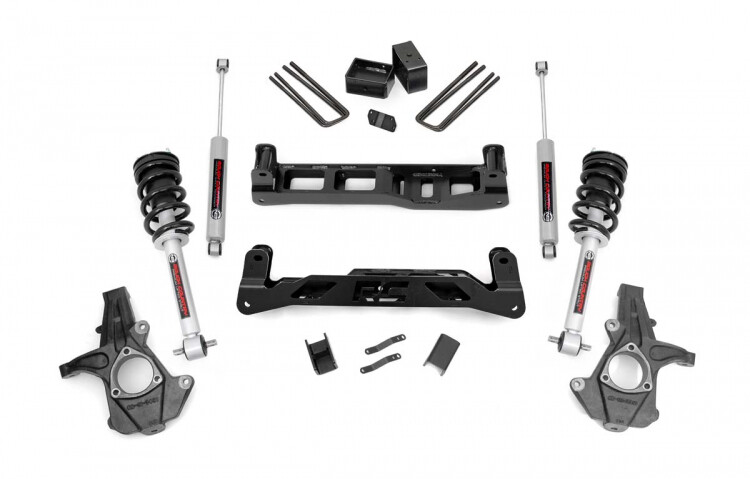 Rough Country 5" Suspension Lift Kit With Lifted Struts For (07-13 Chevy Silverado & Gmc Sierra 1500 2WD)