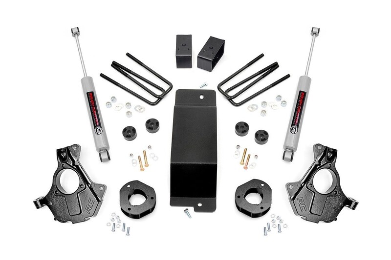 Rough Country 3.5" GMC Suspension Lift/Knuckle Kit For (14-18 1500 PU 4WD)
