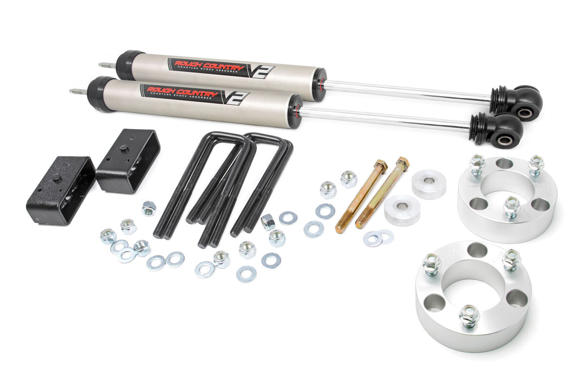 Rough Country 3" Toyota Suspension Lift Kit For (05-22 Tacoma) With V2 Monotube Shocks