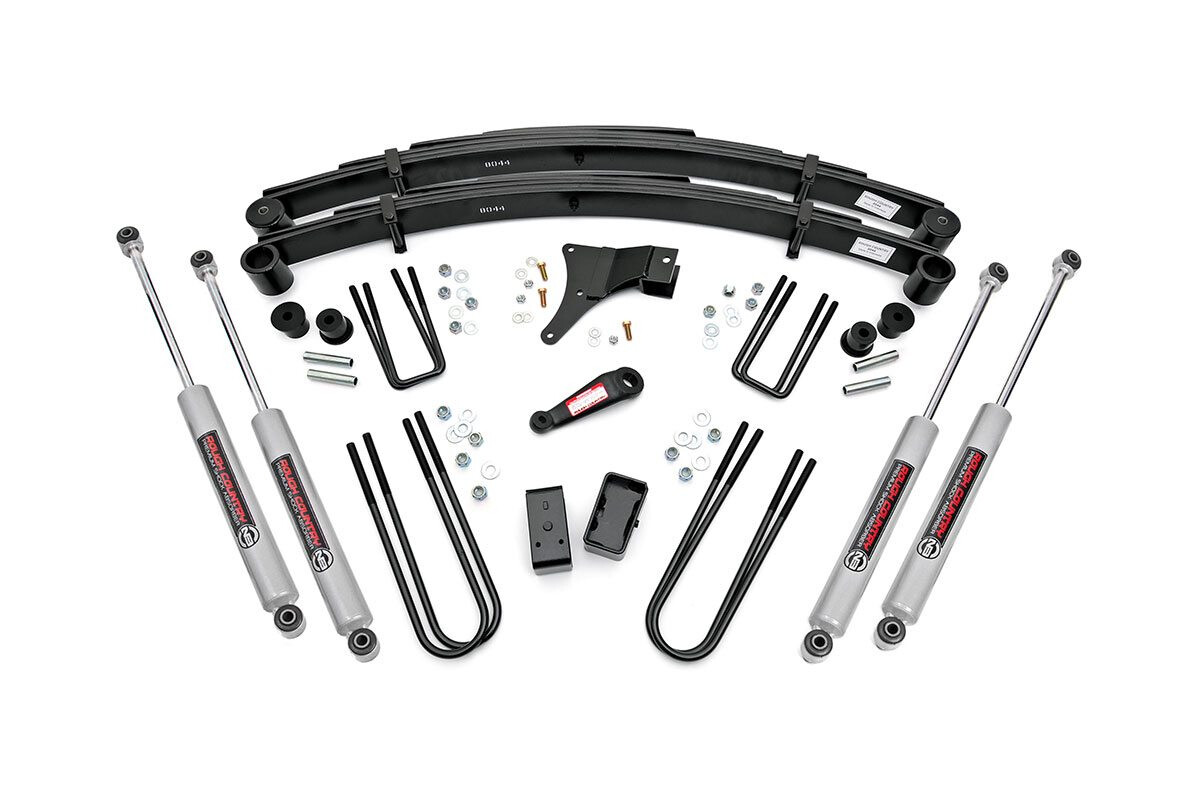 Rough Country 4 Inch Ford Suspension Lift Kit For (86-97 F-350 4WD)