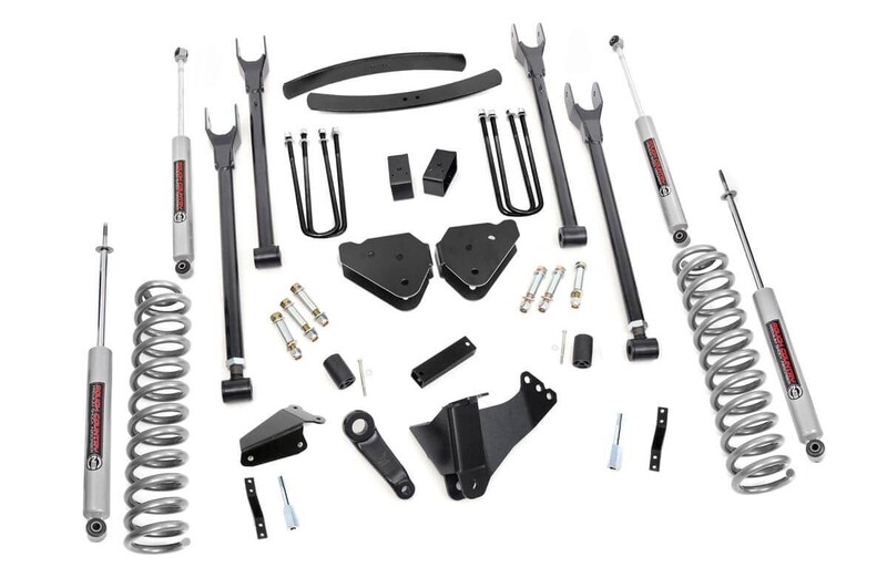 Rough Country 6" Ford 4-Link Suspension Lift Kit For (05-07 F-250/350 4WD DIESEL)