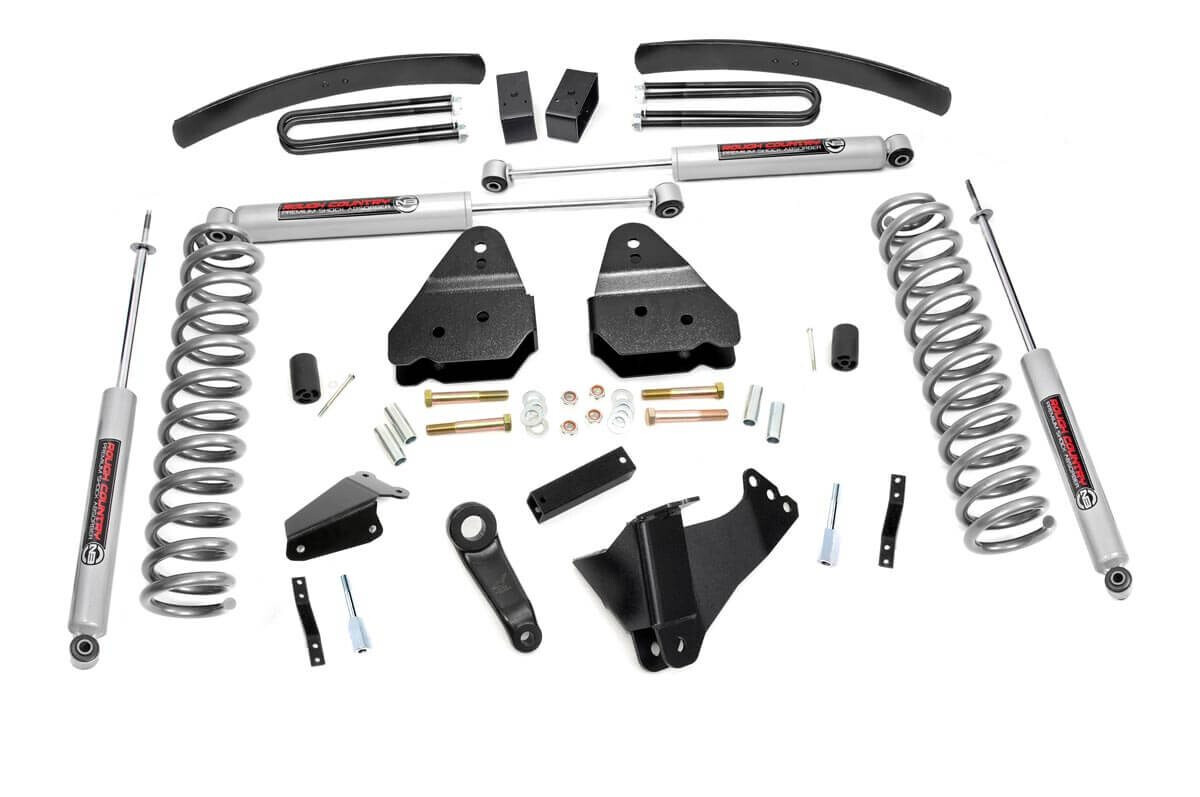 Rough Country 6" Ford Suspension Lift Kit For (05-07 F-250 4WD GAS)