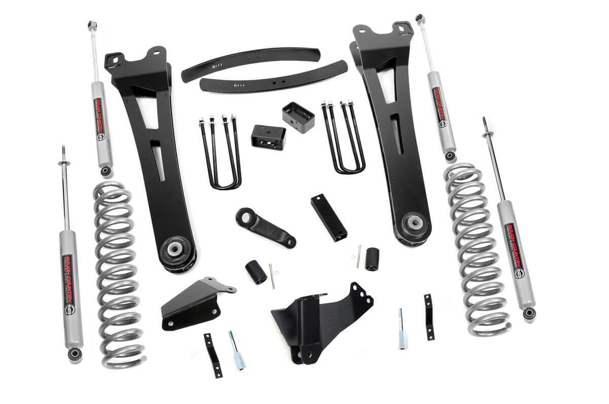 Rough Country 6" Ford Suspension Lift Kit/Radius Arms For (05-07 F-250/F350 4WD GAS)