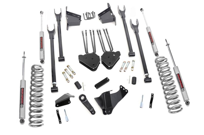 Rough Country 8" Ford 4-Link Suspension Lift Kit For (05-07 F-250/F350 4WD/DIESEL)