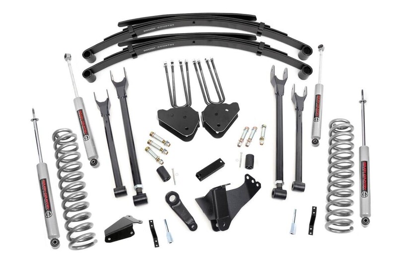 Rough Country 8" Ford 4-Link Suspension Lift System For (05-07 F-250/F350 4WD/DIESEL)