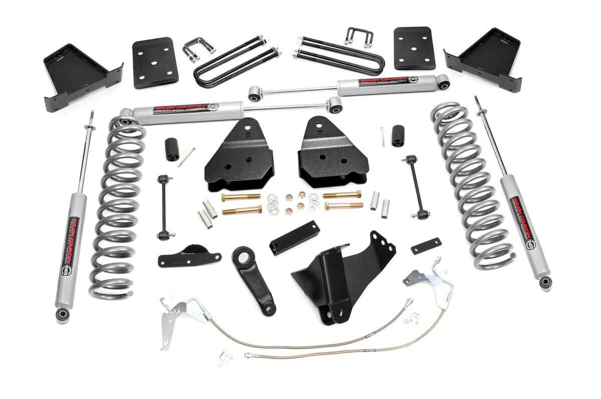 Rough Country 4.5" Ford Suspension Lift Kit For (08-10 F-250/F350 4WD)