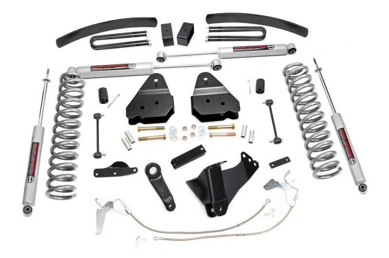 Rough Country 6" Ford Suspension Lift Kit For (08-10 F-250/F350 4WD GAS)