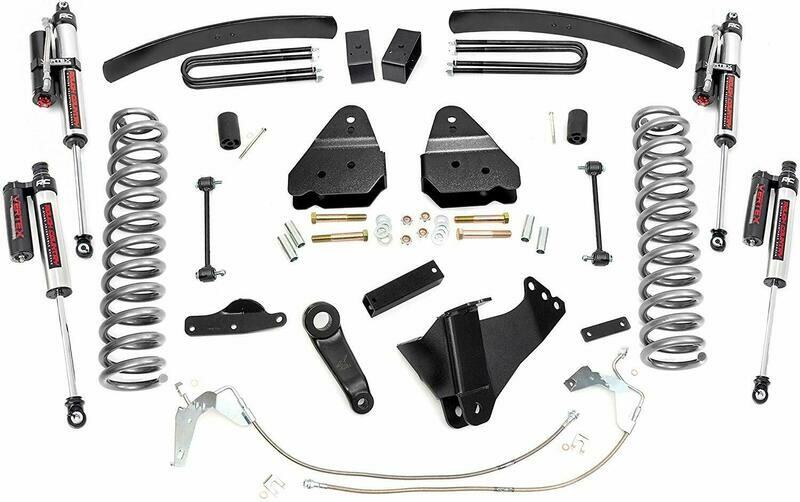 Rough Country 4.5" Ford Suspension Lift Kit For (08-10 F-250/F350 4WD) With Vertex Reservoir Shocks