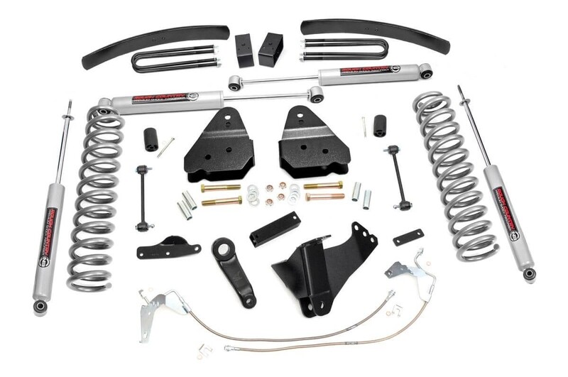 Rough Country 6" Ford Suspension Lift Kit For (08-10 F-250/F350 4WD DIESEL)