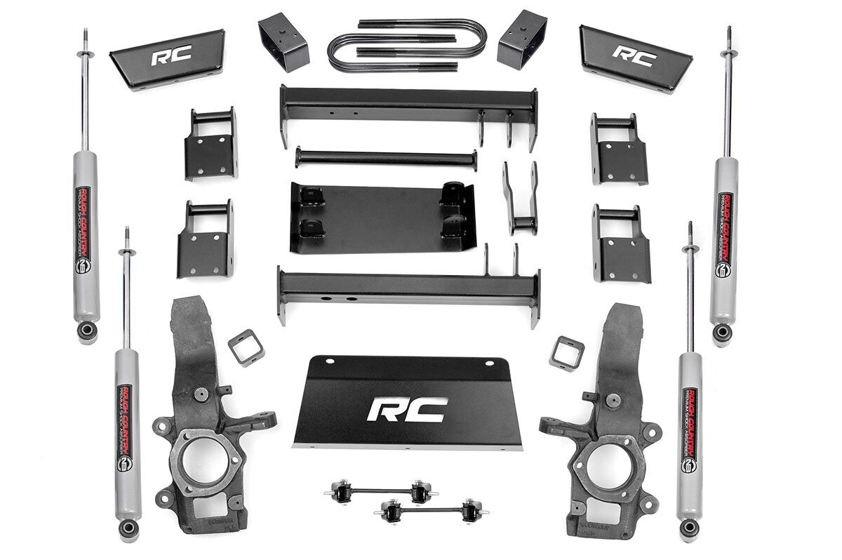 Rough Country 4" Ford Suspension Lift Kit (97-03 F-150 4WD)