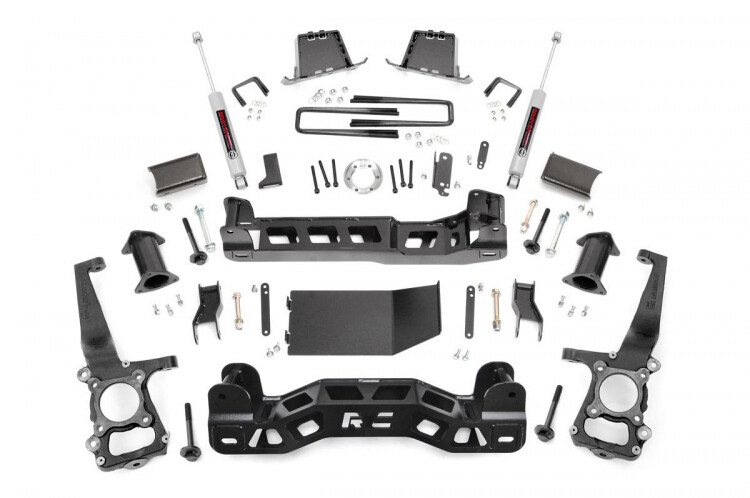 Rough Country 4" Ford Suspension Lift Kit (11-14 F-150 4WD) With Strut Spacer