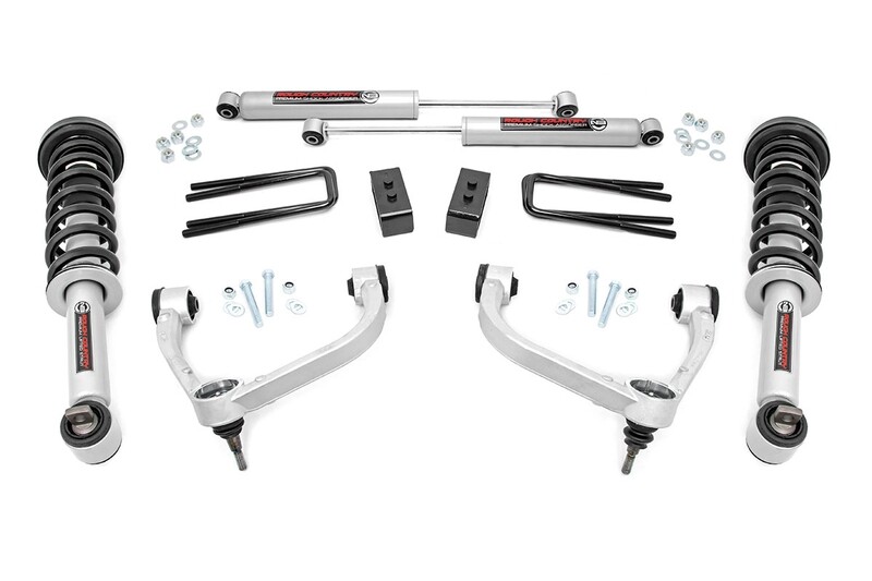 Rough Country 3" Ford Bolt-On Arm Lift Kit (14-20 F-150 4WD)