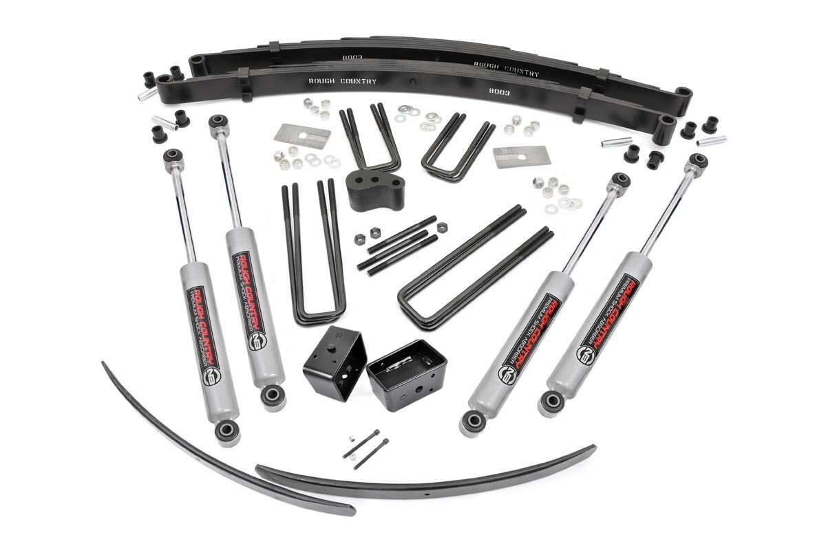 Rough Country 4" Dodge Suspension Lift Kit (78-93 Ramcharger 4WD)