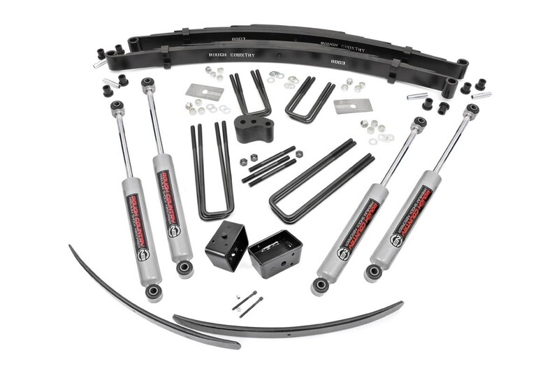 Rough Country 4" Dodge Suspension Lift Kit (78-93 Ramcharger 4WD)
