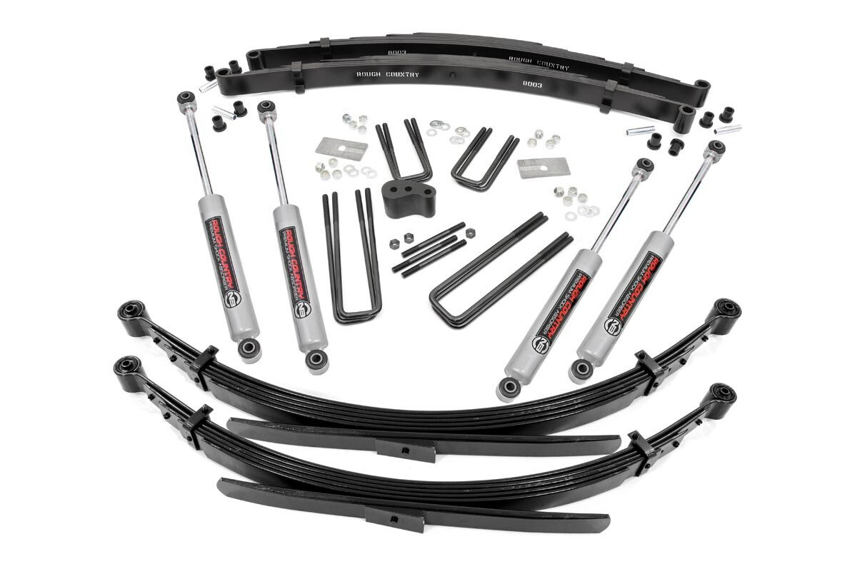 Rough Country 4" Dodge Suspension Lift System (78-93 Ramcharger 4WD)