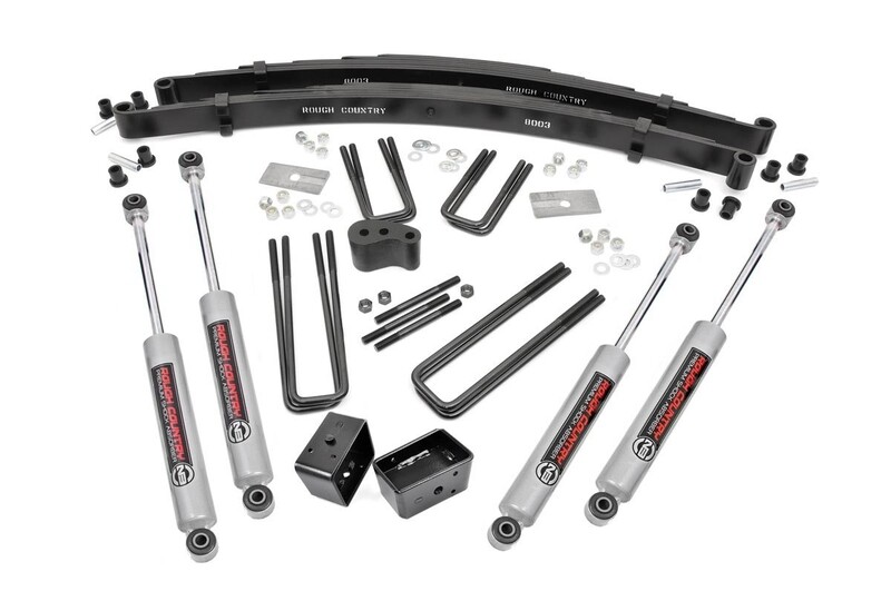Rough Country 4" Dodge Suspension Lift Kit (DANA 44)
