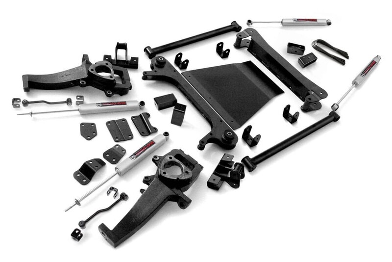 Rough Country 4" Dodge Suspension Lift Kit (02-05 Ram 1500 4WD)