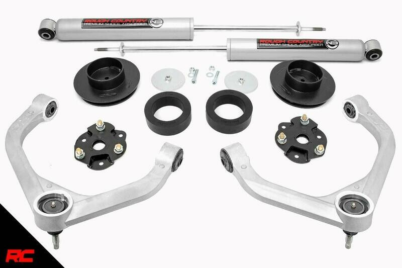 Rough Country 3.5" Dodge Bolt-On Lift Kit W/Rear N3 Shocks(19-22 Ram 1500 4WD)