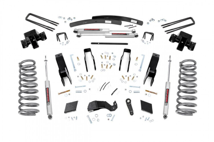 Rough Country 5" Dodge Suspension Lift Kit (00-02 Ram 2500 4WD)