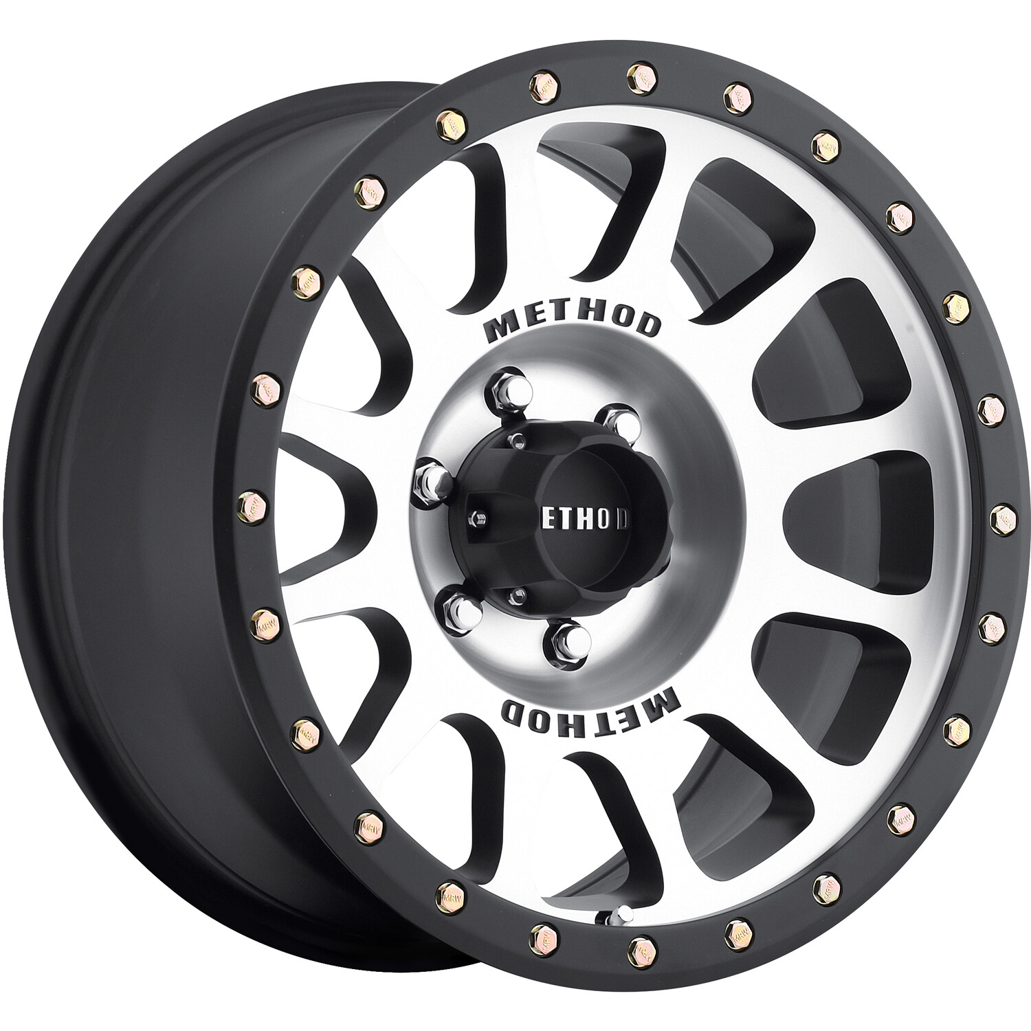 Method Race MR305 17X8.5 6X139.7 6X5.5 (0mm) Black Machine Face Wheel