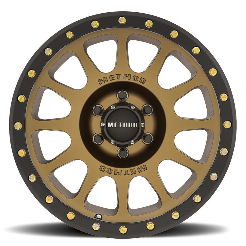 Method Race MR305 NV 18x9 6X139.7 (6X5.5) Bronze Black Street Loc 18MM Wheel
