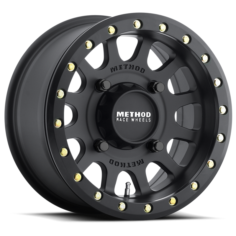 Method Race UTV Series MR401 Beadlock 15x7 4X156  13mm Matte Black Wheel