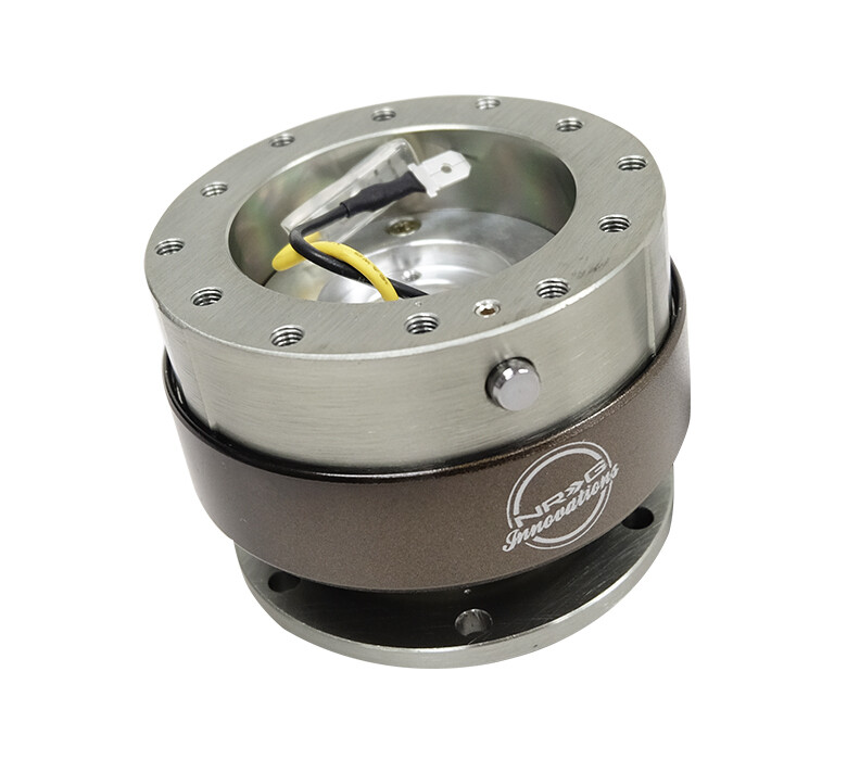 Nrg Innovations 2.0 Quick Release Gun Metal Body with Titanium Chrome Ring Nrg Innovations 2.0 Quick Release Gun Metal Body with Titanium Chrome Ring