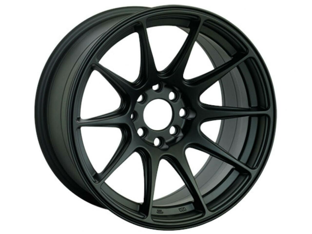 XXR 527 17x7.5 4x100/4x114.3 +40mm Flat Black Wheel