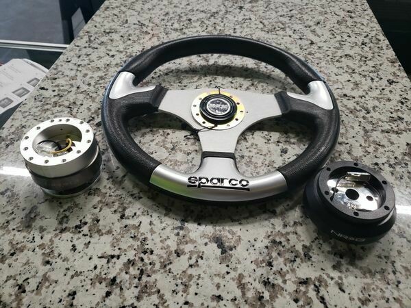 Sparco Steering Wheel Quick Release - Bolt-On Style - 24 Hours of