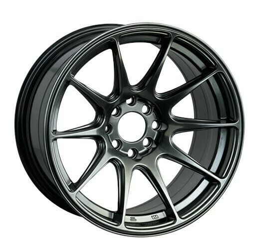 XXR 527 18×8.75 5×100/5×114.3 +20mm Chromium Black Wheel