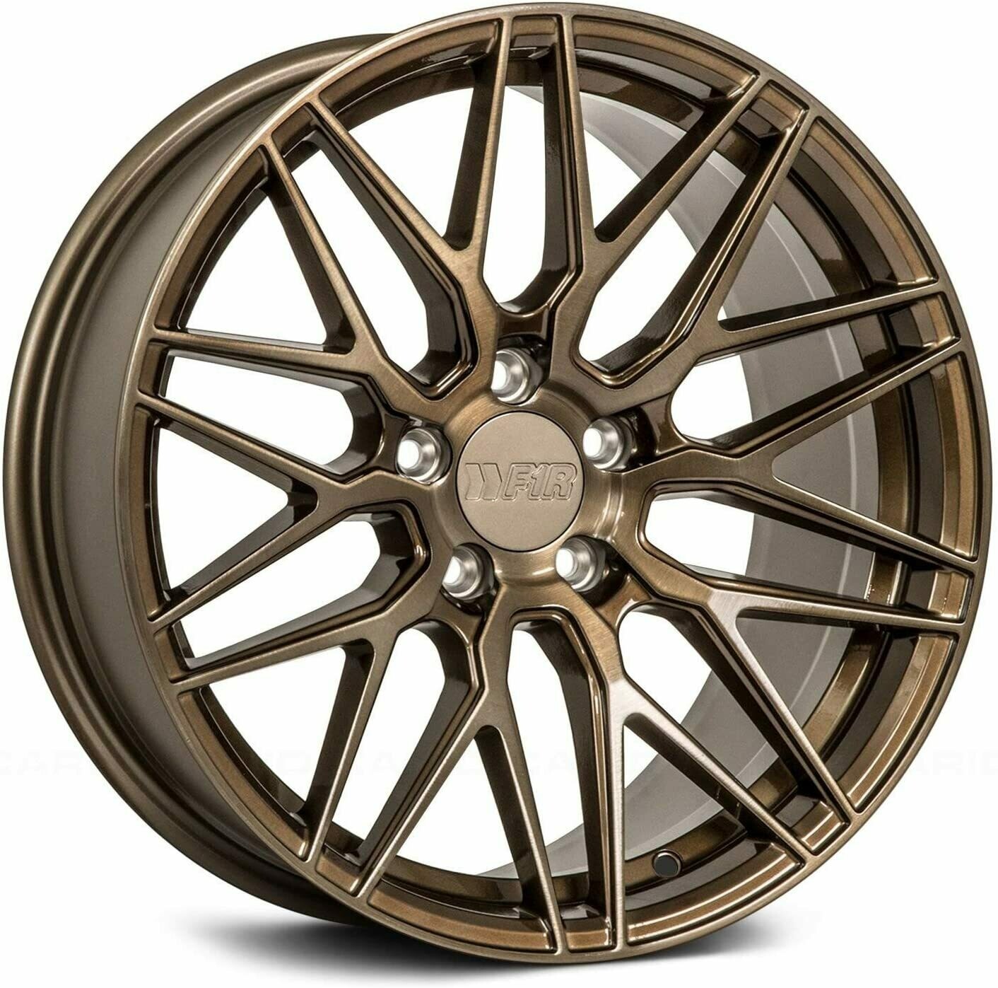 F1R F103 18x9.5 5x114.3 Brushed Bronze Wheel