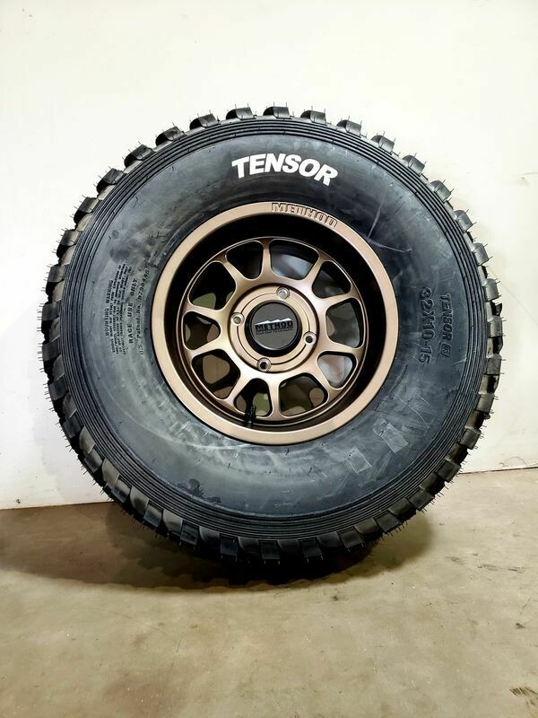 Method Race 409 Bead Grip 15x7 4x156 13mm Steel Grey Wheels & Tensor Regulators 32x10R15 Dot Tires