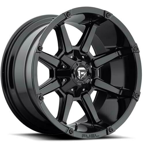 Fuel D575  Coupler 17x9 5x114.30/5x127.00 Gloss Black (-12mm)Wheel
