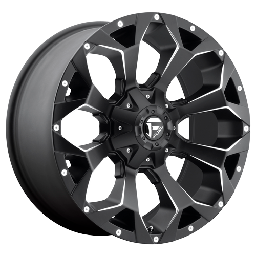 Fuel D546 Assault 17x9 6x135.00/6x139.70 Matte Black Milled (-12mm) Wheel