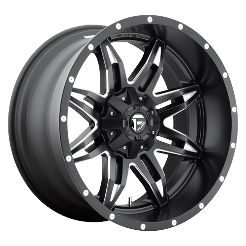 Fuel D567 Lethal 17x9 6x135.00/6x139.70 Matte Black Milled (-12mm) Wheel