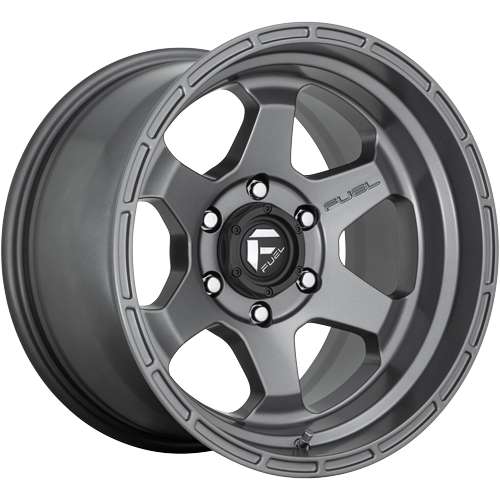 Fuel D665 SHOK 17x9 6x135.00 Matte Gun Metal (1mm) Wheel