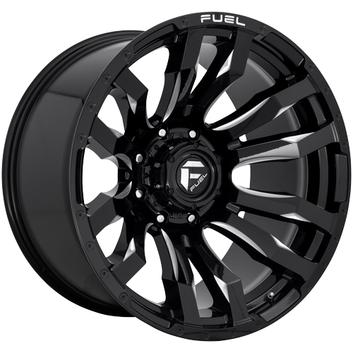 Fuel Blitz 17x9 6x135.00 Gloss Black Milled (1mm) Wheel