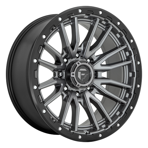 Fuel D680 REBEL 17x9 6x135.00 Matte Gun Metal Black Bead Ring (-12mm) Wheel