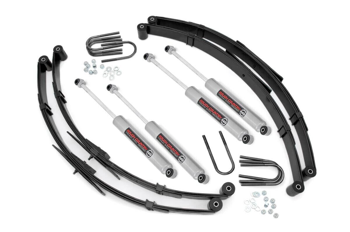 Rough Country 4" Toyota Suspension Lift System For 1964-1980 Land Cruiser 4WD
