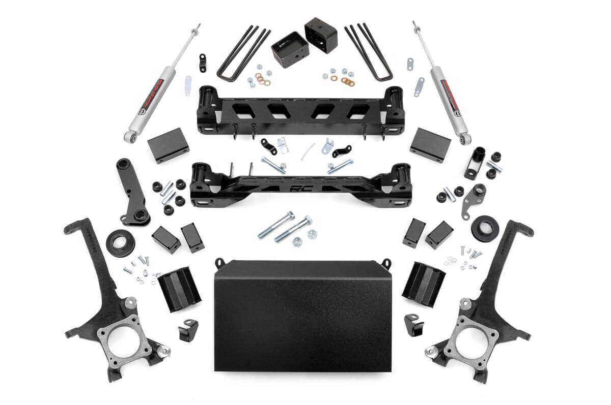 Rough Country 6" Toyota Suspension Lift Kit with N3 Shocks For 07-15 Tundra